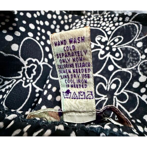 American Rag Cie Floral Skort M | Smocked Waist Ruffle Mini - Picture 4 of 7